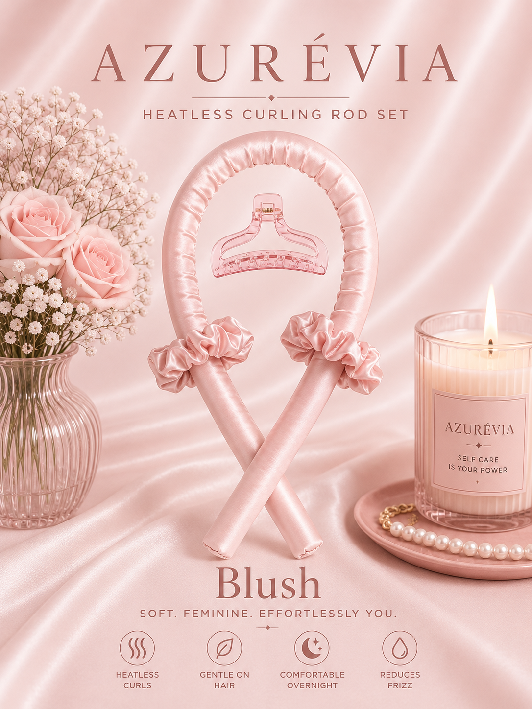 Luxury Satin Heatless Curl Set